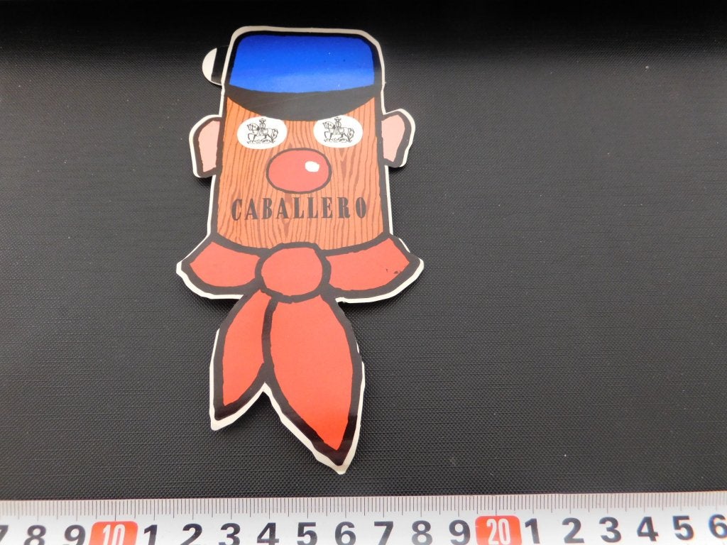 sticker CABALLERO   carnaval boer, Verzamelen, Stickers, Ophalen, Zo goed als nieuw