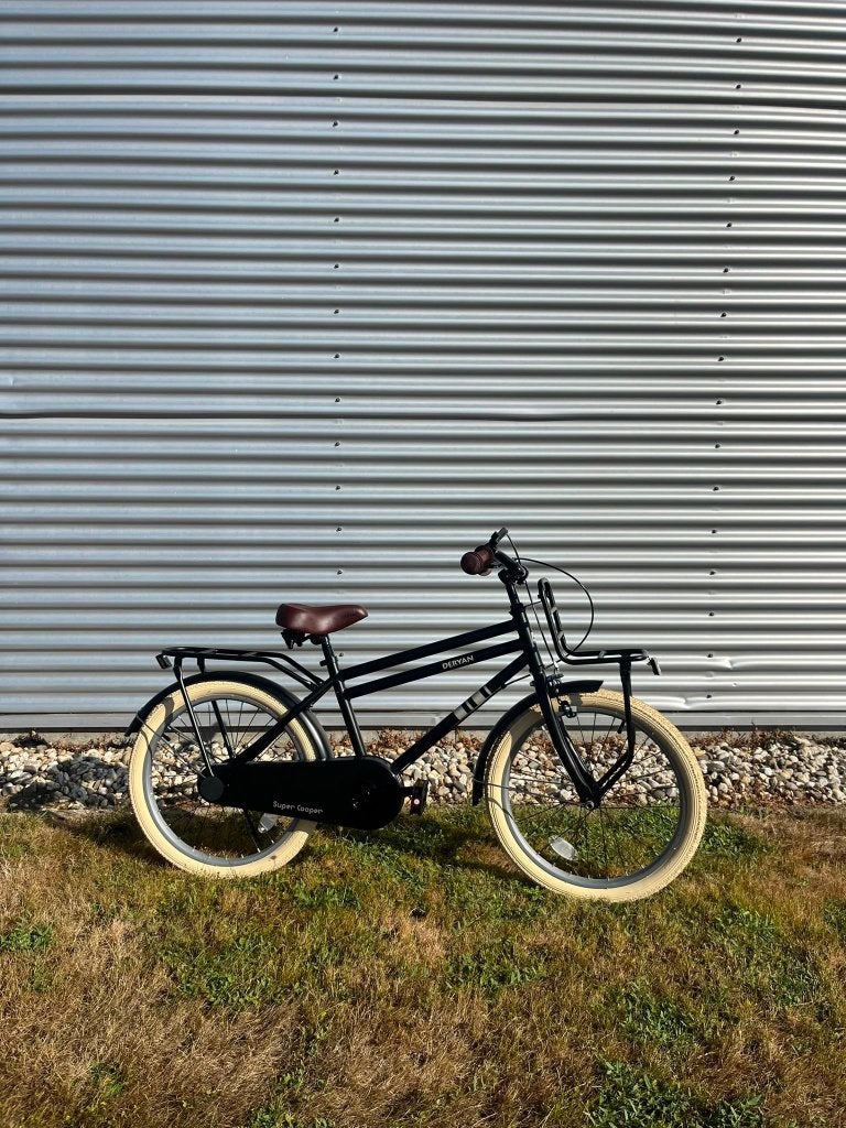 DERYAN Cooper Kinderfiets 20 inch – Zwart – 8 tot 12 jaar, Team@deryan.com, Ophalen of Verzenden, Zo goed als nieuw, Marithaime 8 Elst