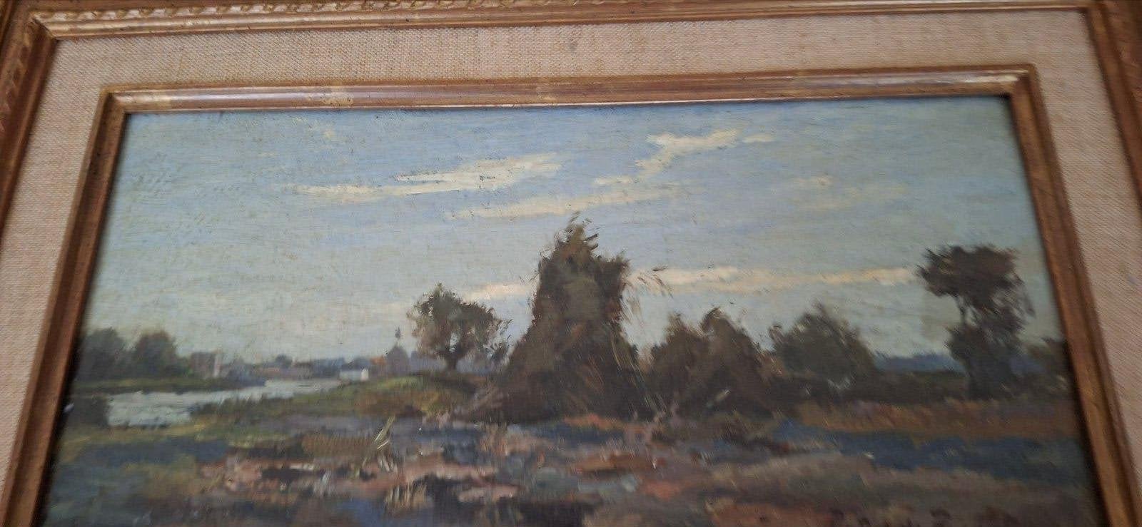 Piet de zwart Haagse School, Antiek en Kunst, Kunst | Schilderijen | Klassiek, Ophalen of Verzenden