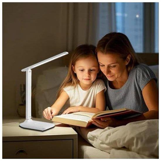 Nieuwe usb leeslamp met 3 licht standen in verpakking, Wit, Ophalen of Verzenden, Nieuw, Lamp