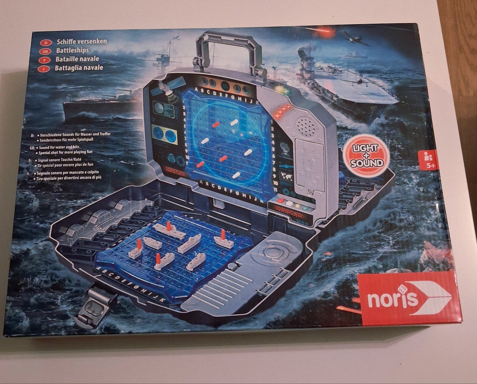 noris zeeslag spel., Hobby en Vrije tijd, Denksport en Puzzels, Verzenden, Minder dan 500 stukjes, Overige typen