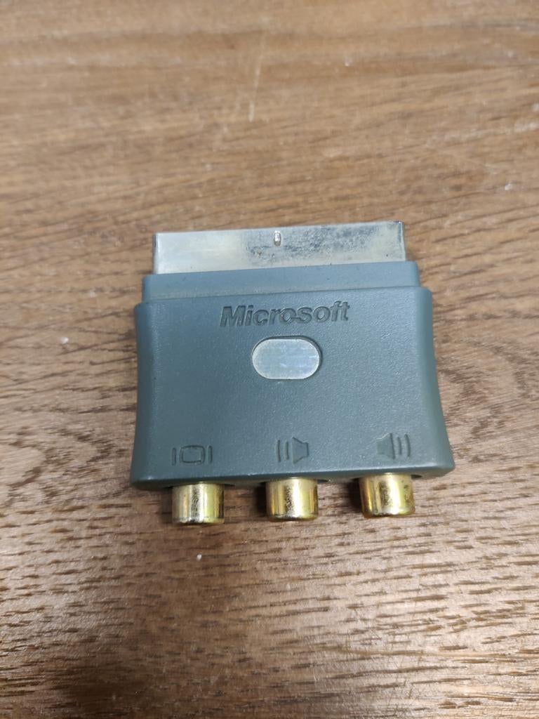 Microsoft Xbox AV Adapter - Origineel, 1 speler, Ophalen of Verzenden, Gebruikt