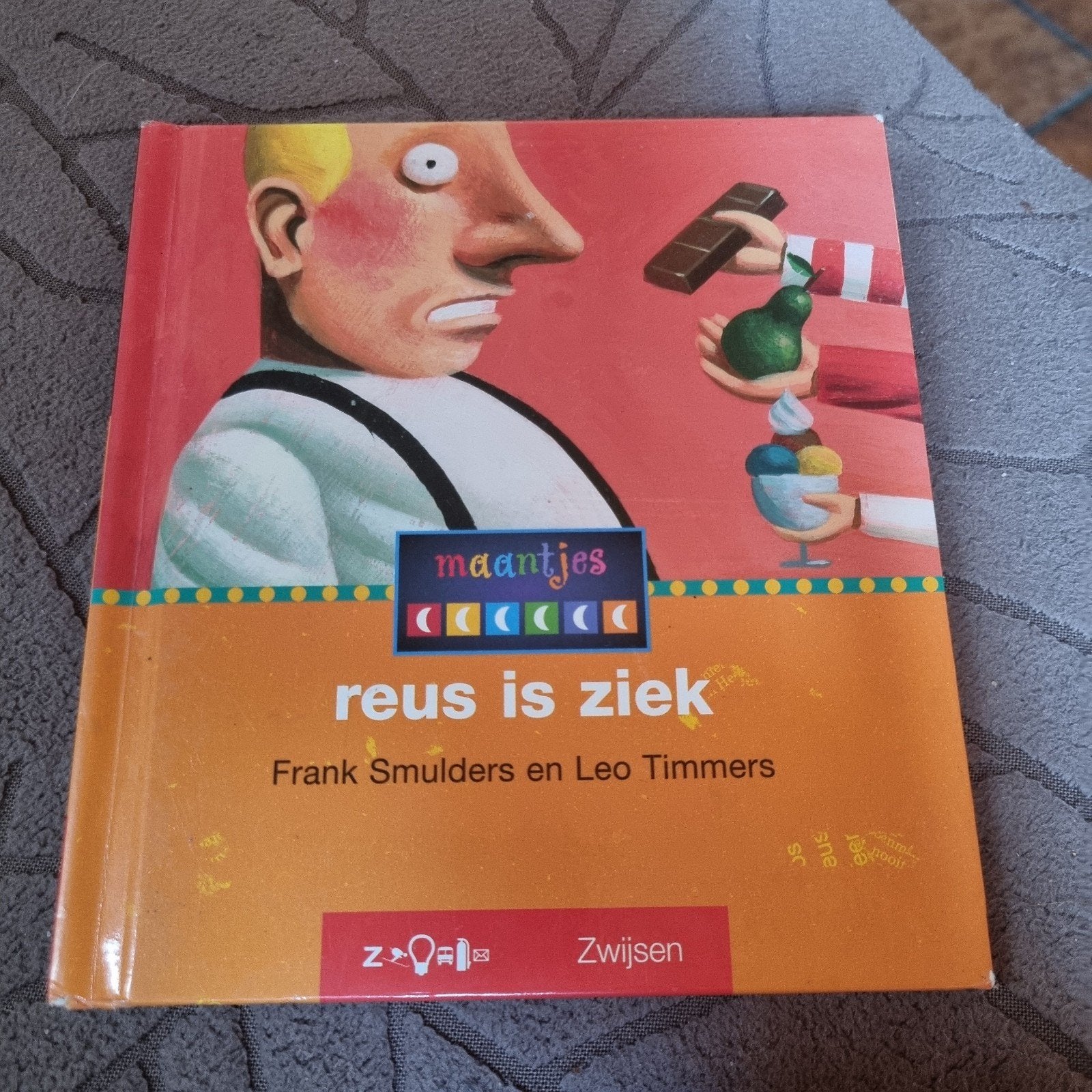 Maantjes: Reus is ziek - Veilig leren lezen AVI 1, Ophalen of Verzenden, Zo goed als nieuw, Frank Smulders en Leo Timmers, Fictie algemeen