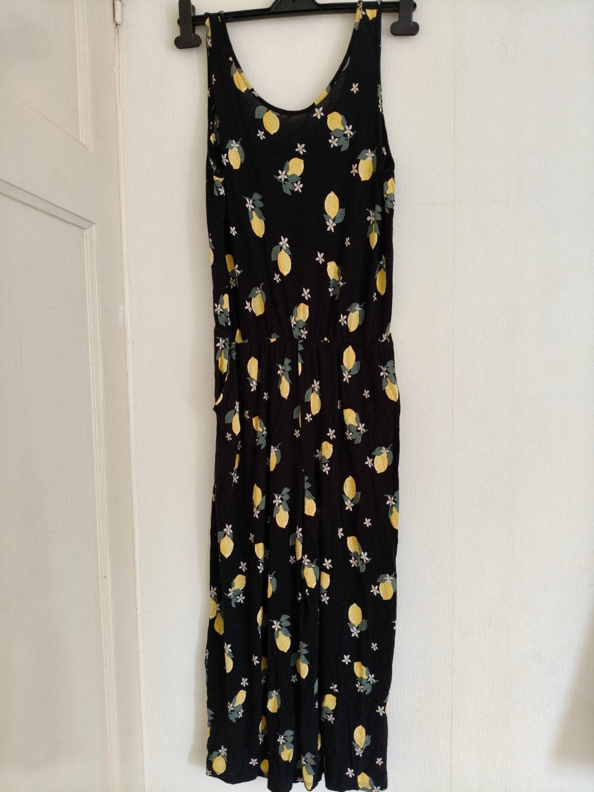 H&M jumpsuit met citroenprint, maat 164, Meisje, H&M, Ophalen of Verzenden, Overige typen
