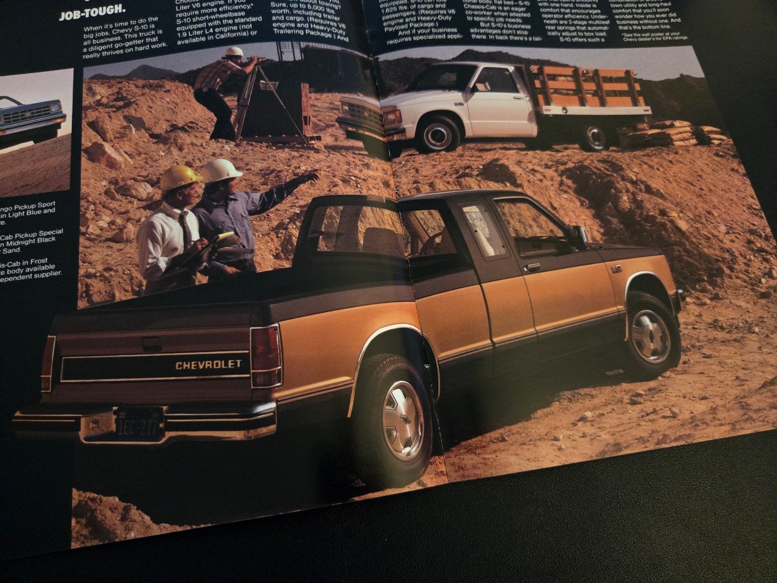 Brochure Chevrolet S-10 Pickup 1985 USA, Ophalen of Verzenden, Zo goed als nieuw, Chevrolet