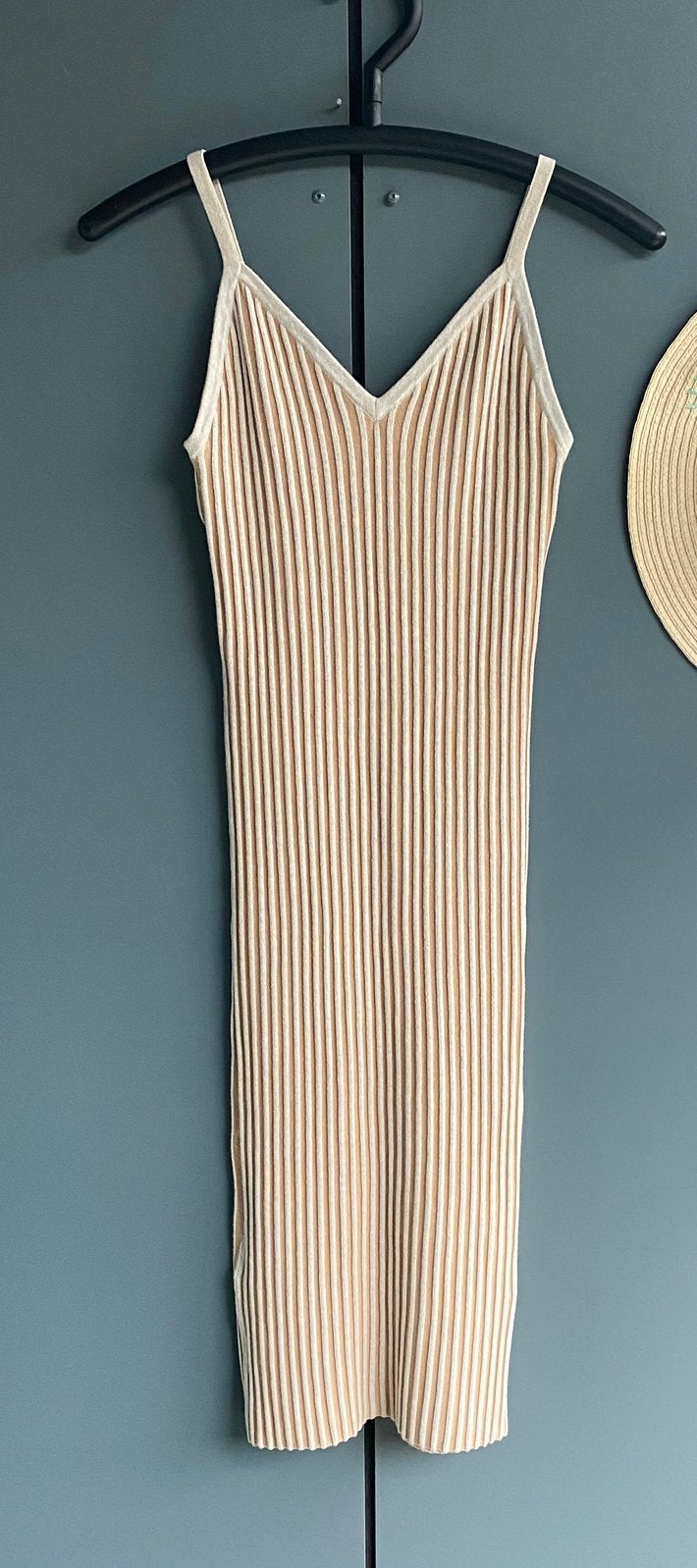 Comfortabele jurk van REINDERS..mt:l, Kleding | Dames, Jurken, B, Beige, Maat 42/44 (L), Ophalen of Verzenden