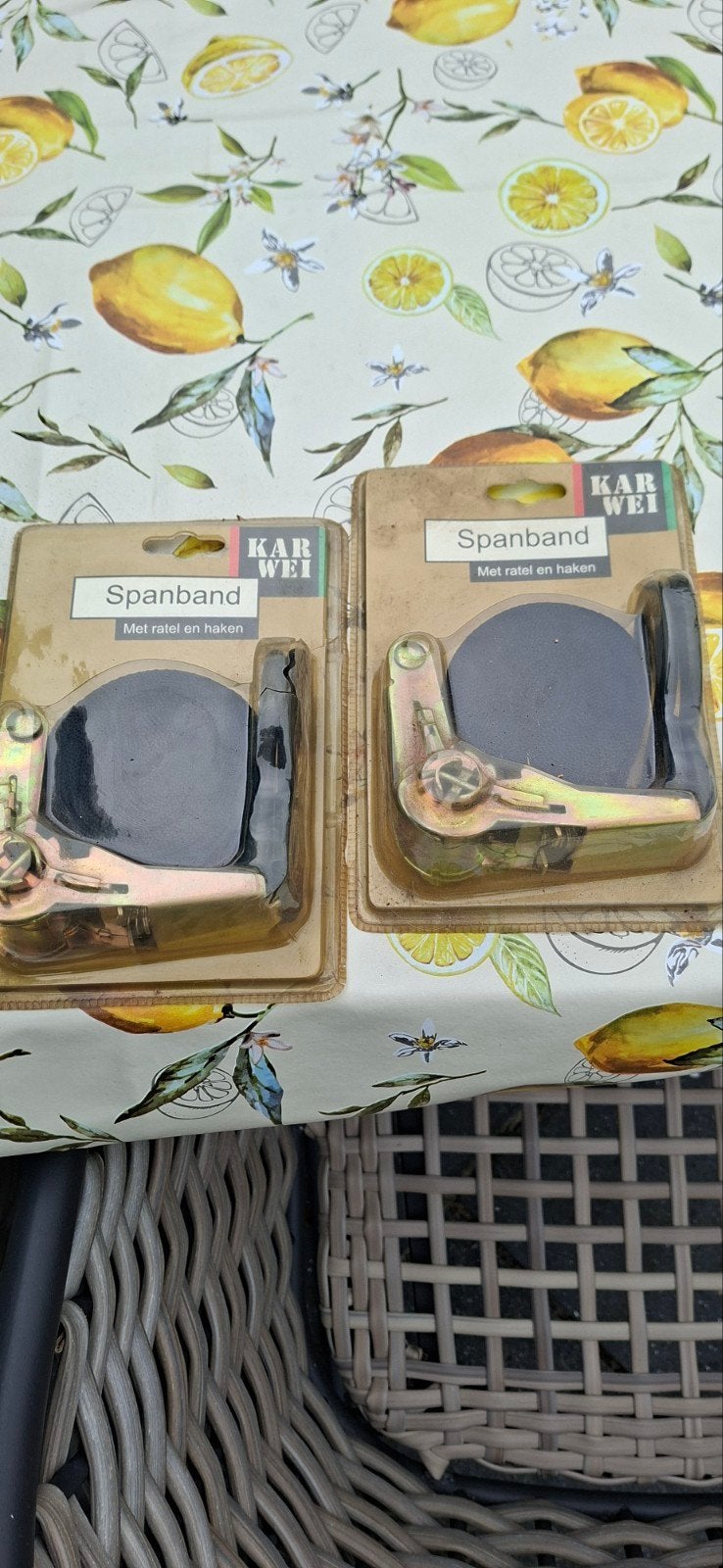 2 sterke spanbanden met haken, Ophalen of Verzenden, Nieuw