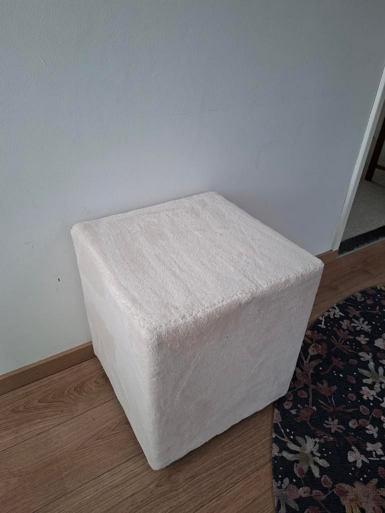 Bijzettafel, bijzetstoel, etaleertafel, poef, hocker, Ophalen, Vierkant, 50 tot 75 cm, 50 tot 75 cm