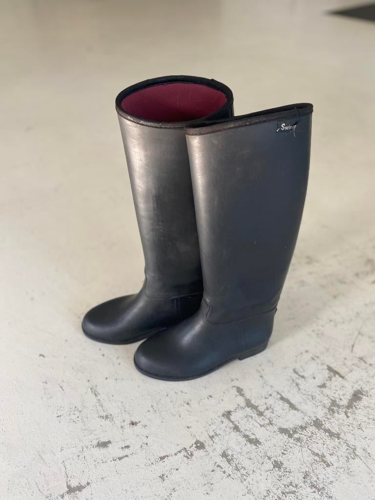 Kinder Paardrijlaarzen Swing maat 35, Dieren en Toebehoren, Paardrijkleding, Kinderen, Dressuur, Ophalen of Verzenden, Zo goed als nieuw