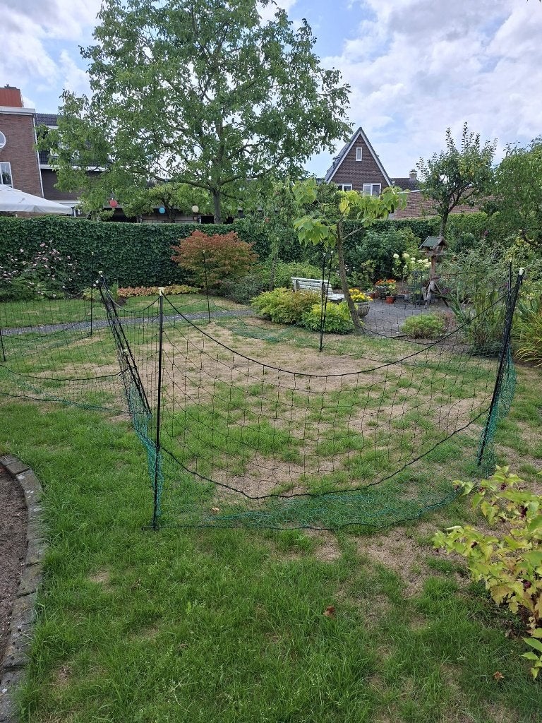 21 meter Kippenomheining - Pluimveenet - Dierenafrastering, Ophalen, Gebruikt, 20 meter of meer, Draad