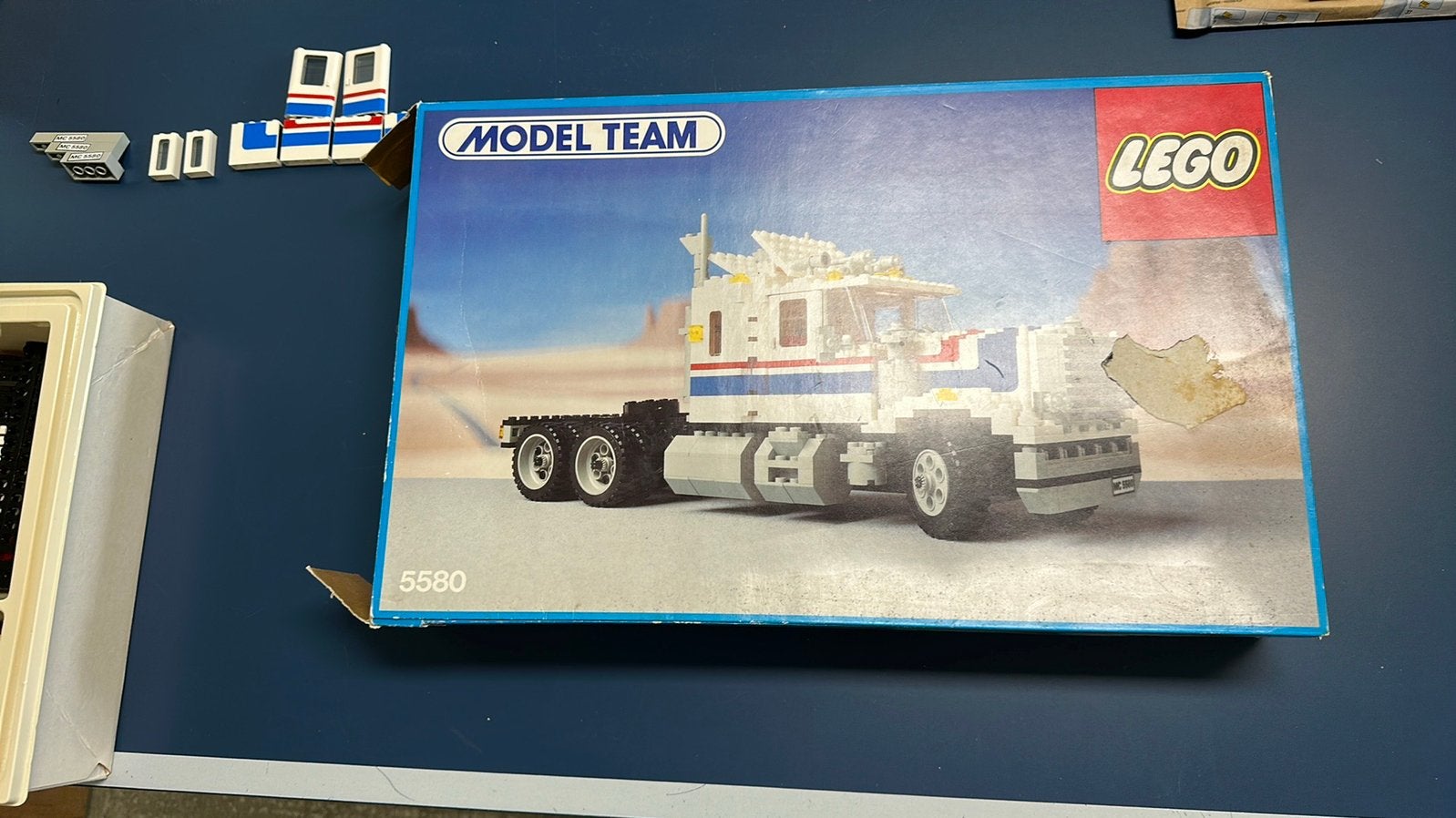 Lego 5580 Highway Rig Model Team met doos + instructie, Kinderen en Baby's, Speelgoed | Duplo en Lego, Compleet, Overige thema's
