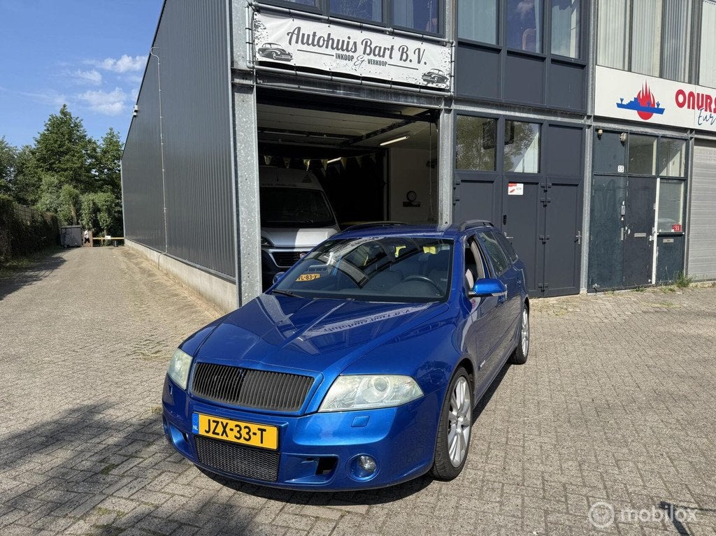 Skoda Octavia Combi 2.0 TFSI RS Airco! APK! NAP Rapport!, Stof, Gebruikt, Zwart, 4 cilinders