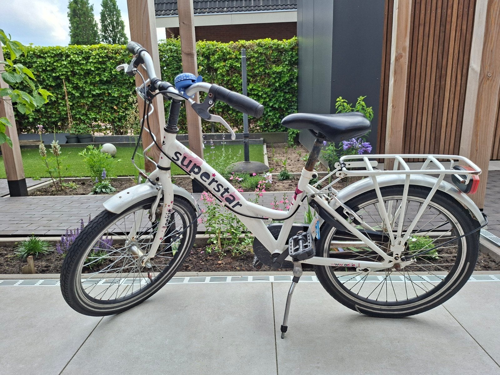 Loekie Superstar 20 inch meisjesfiets met handrem, Ophalen, 20 inch of meer, Loekie., Gebruikt