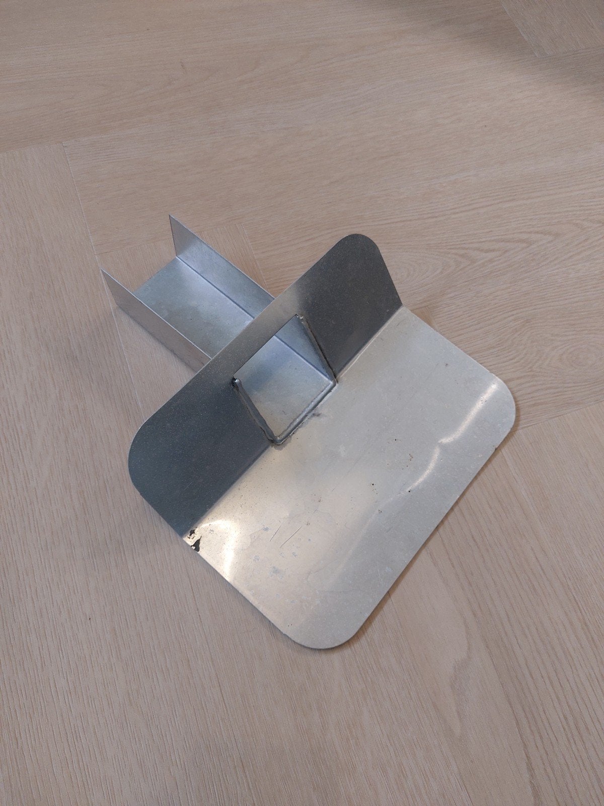 Kiezelbak / platdakafvoer aluminium, Ophalen, Zwart, Overige typen, Zo goed als nieuw