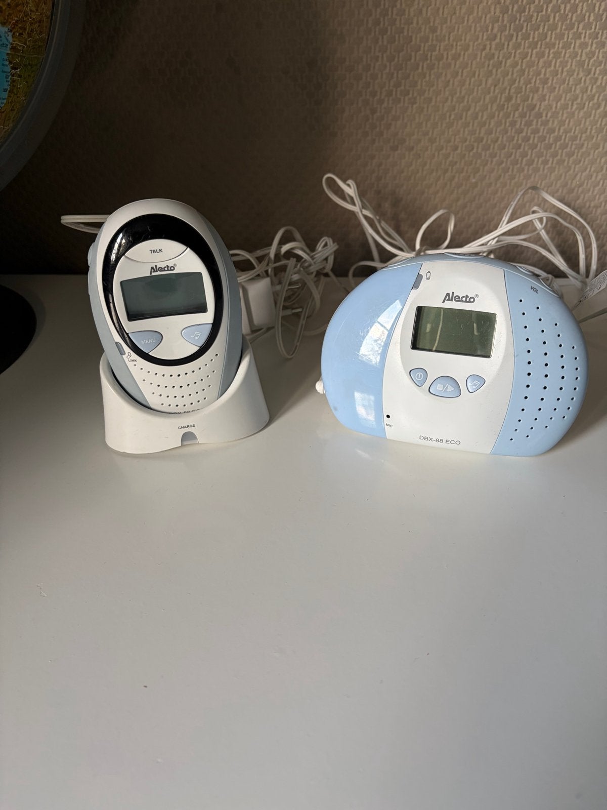 Alecto DBX-88 ECO Babyfoon met Terugspreekfunctie, Ophalen, Gebruikt, 100 tot 250 meter, Terugspreekfunctie