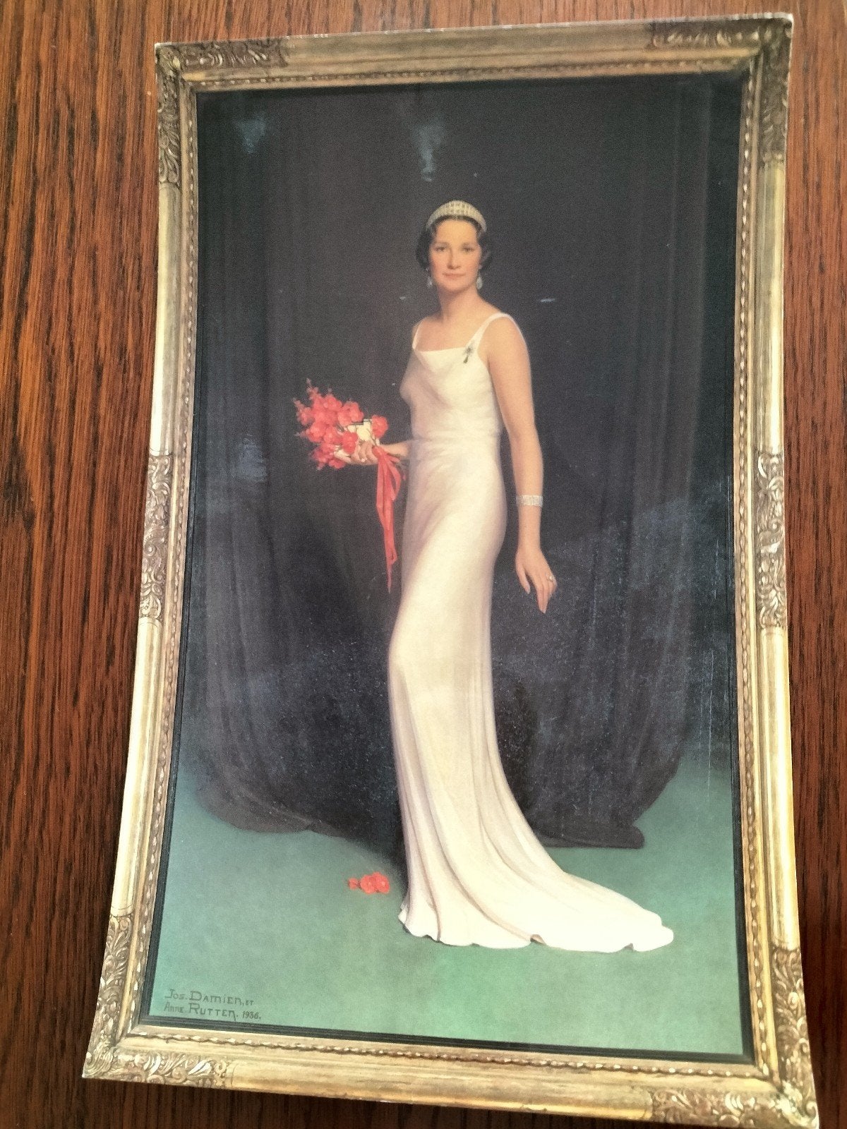 S.M. La Reine Astrid - Koningin Astrid der Belgen 8,5x30cm, Verzamelen, Verzenden, Gebruikt, Buitenland, Kaart, Foto of Prent