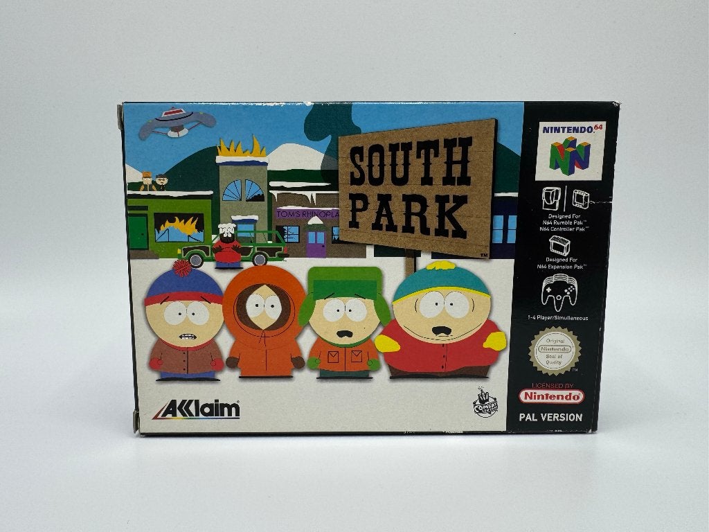 South Park - PAL - Nintendo 64, Spelcomputers en Games, Gebruikt, Support@nintendo.eu, 1 speler, Ophalen of Verzenden