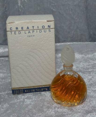 Volle parfum mini Ted Lapidus Creation + Doosje, Ophalen of Verzenden, Zo goed als nieuw, Miniatuur, Gevuld