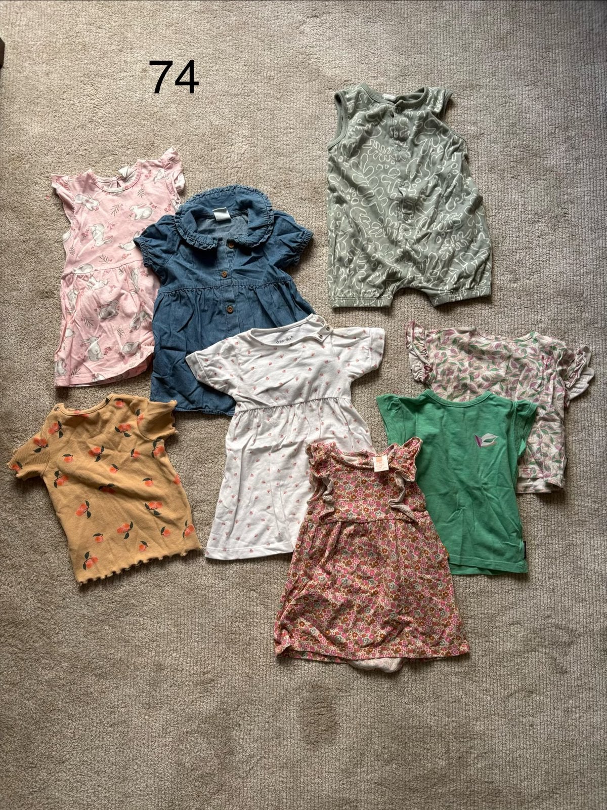 Baby kleding maat 74 (H&M, Hema, Feetje), Ophalen, Zo goed als nieuw, Maat 74