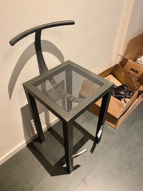 barkruk Sarapis van Philippe Starck/Driade, Ophalen, Met voetsteun, 60 tot 90 cm, Zo goed als nieuw