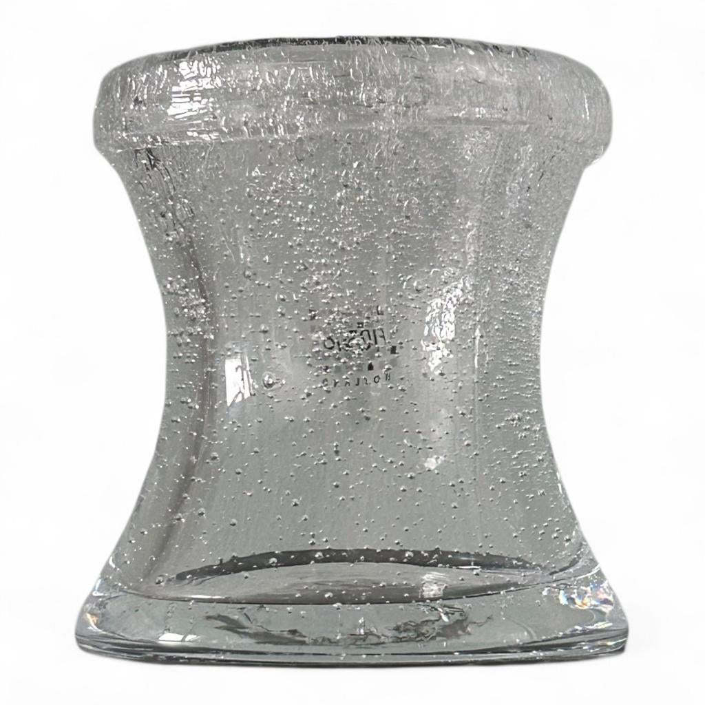 Fidrio Diabolo vaas Clear Bubbles (4x), Overige kleuren, Ophalen of Verzenden, Minder dan 50 cm, Glas