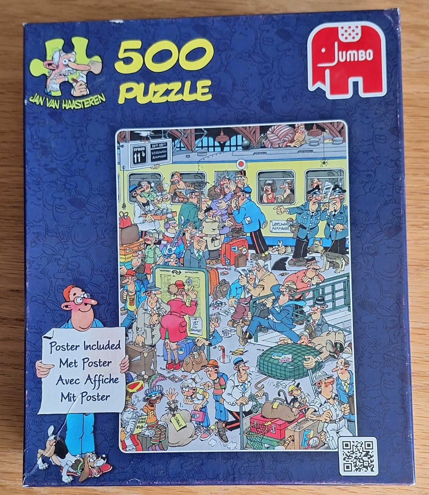 Jan van Haasteren puzzel: Perrongeluk, Ophalen of Verzenden, 500 t/m 1500 stukjes, Zo goed als nieuw, Legpuzzel