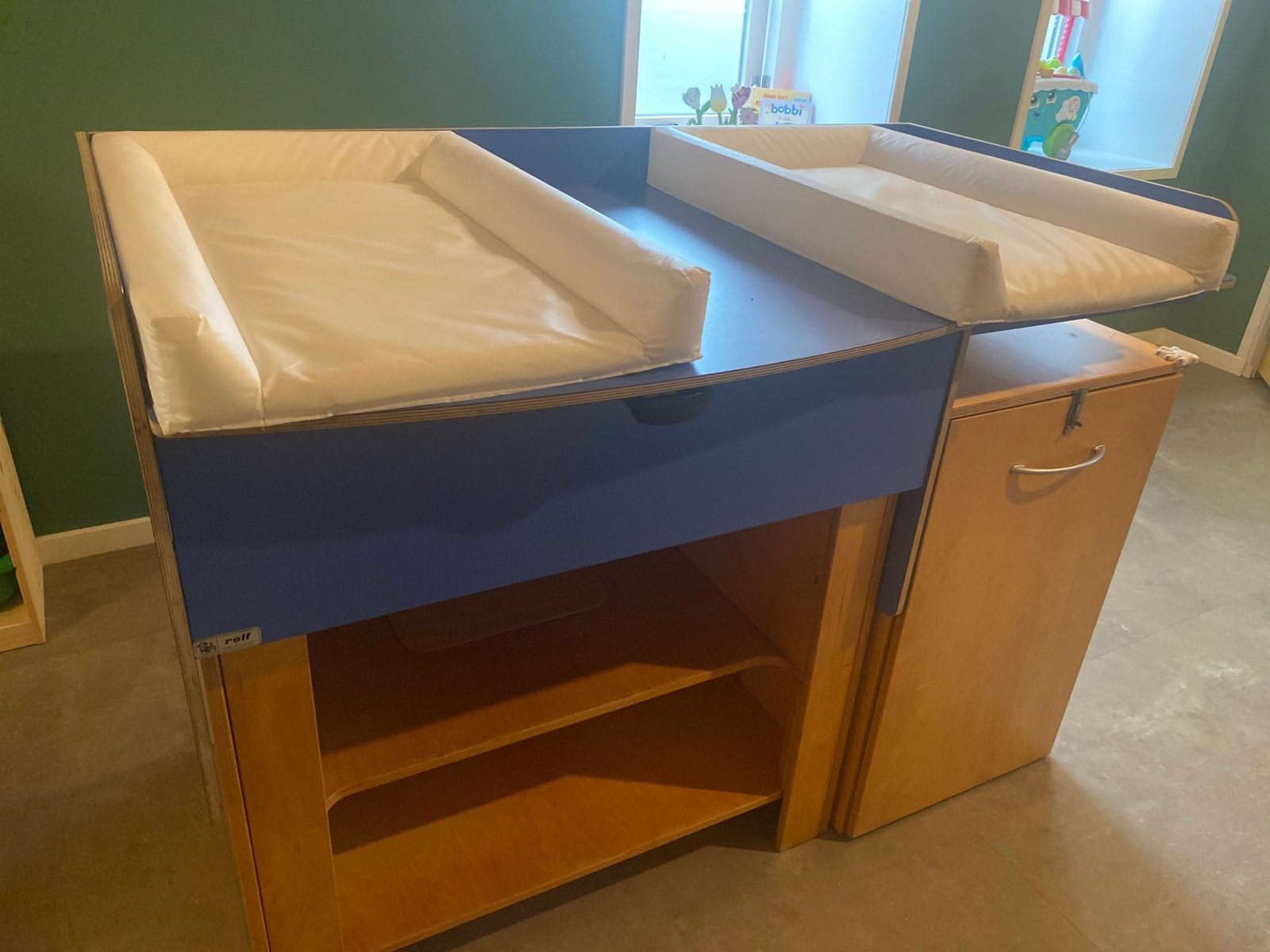 Rolf aankleedmeubel voor kinderopvang, in hoogte verstelbaar, Gebruikt, Overige typen, Standaard, Ophalen
