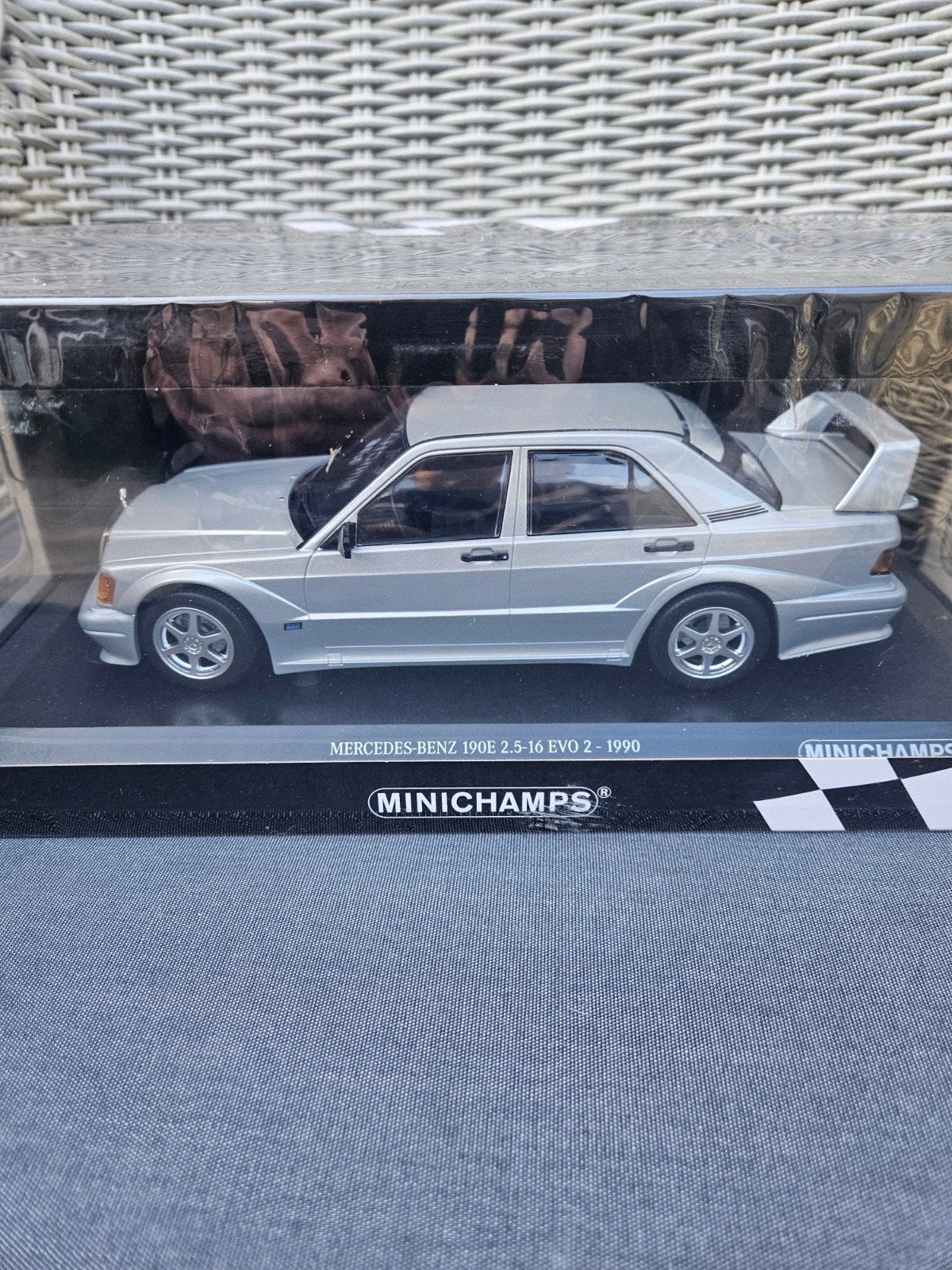 1/18 minichamps mercedes 190e 2.5evo 2 1990, Ophalen of Verzenden, Nieuw, Overige merken