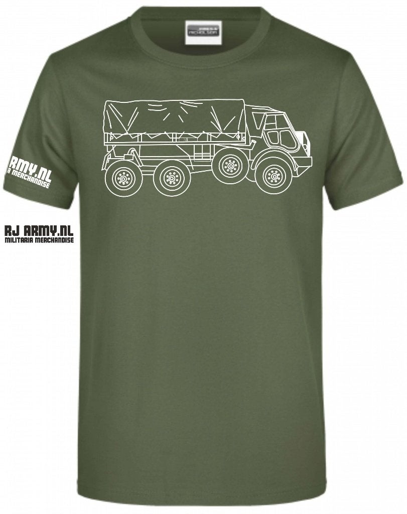 DAF YA 328 zijkant, Verzamelen, Militaria | Algemeen, Ophalen of Verzenden, Overige soorten, Overige gebieden, Kleding of Schoenen