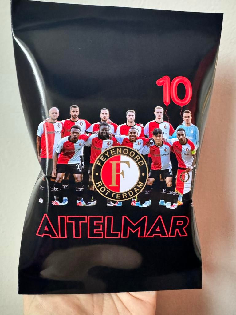 Feyenoord Traktaties: Snoepzakjes, Chips, Popcorn & Pringles, Ophalen, Nieuw