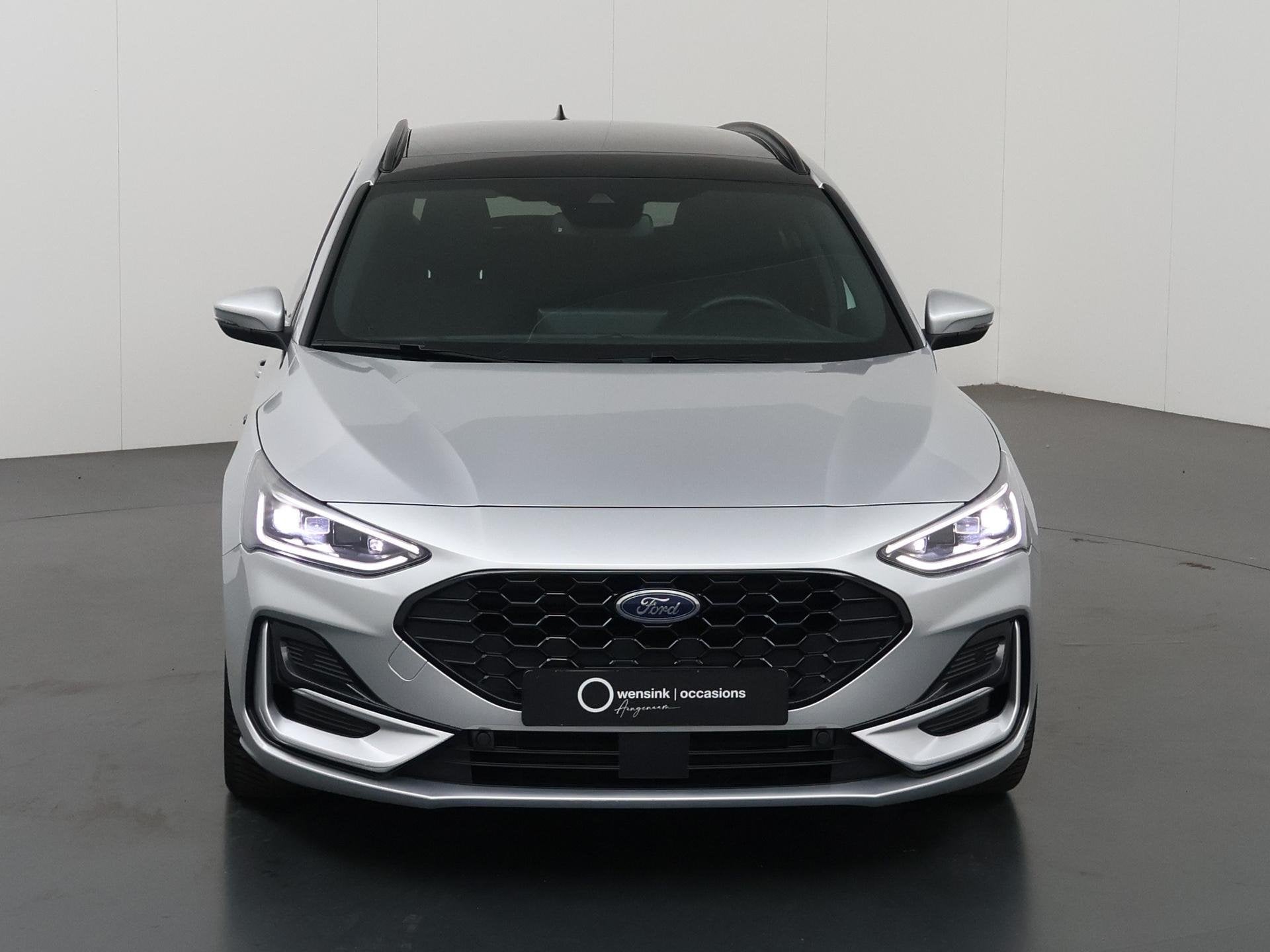 Ford Focus Wagon 1.0 EcoBoost Hybrid ST Line X | Trekhaak Af, Stof, Gebruikt, Automatische klimaatregeling, 155 pk