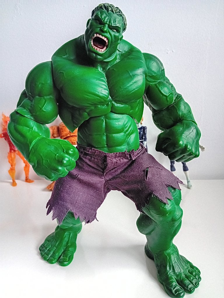 Nieuwe Vintage grote Toybiz Raging Hulk 33cm uit 2003, Verzamelen, Ophalen of Verzenden, Nieuw, Pop
