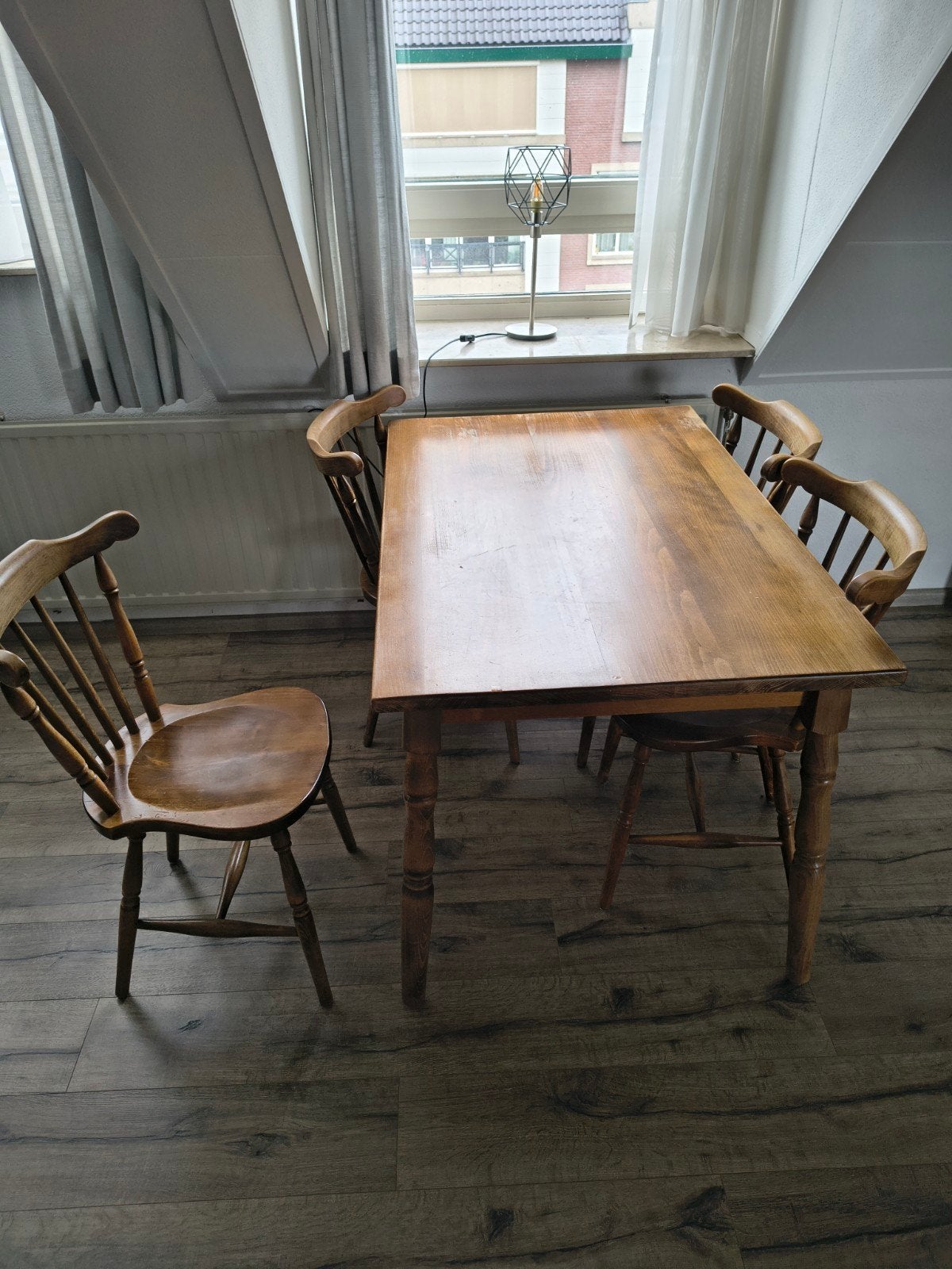 Eettafel, Huis en Inrichting, Ophalen, Gebruikt, Rechthoekig, 50 tot 100 cm