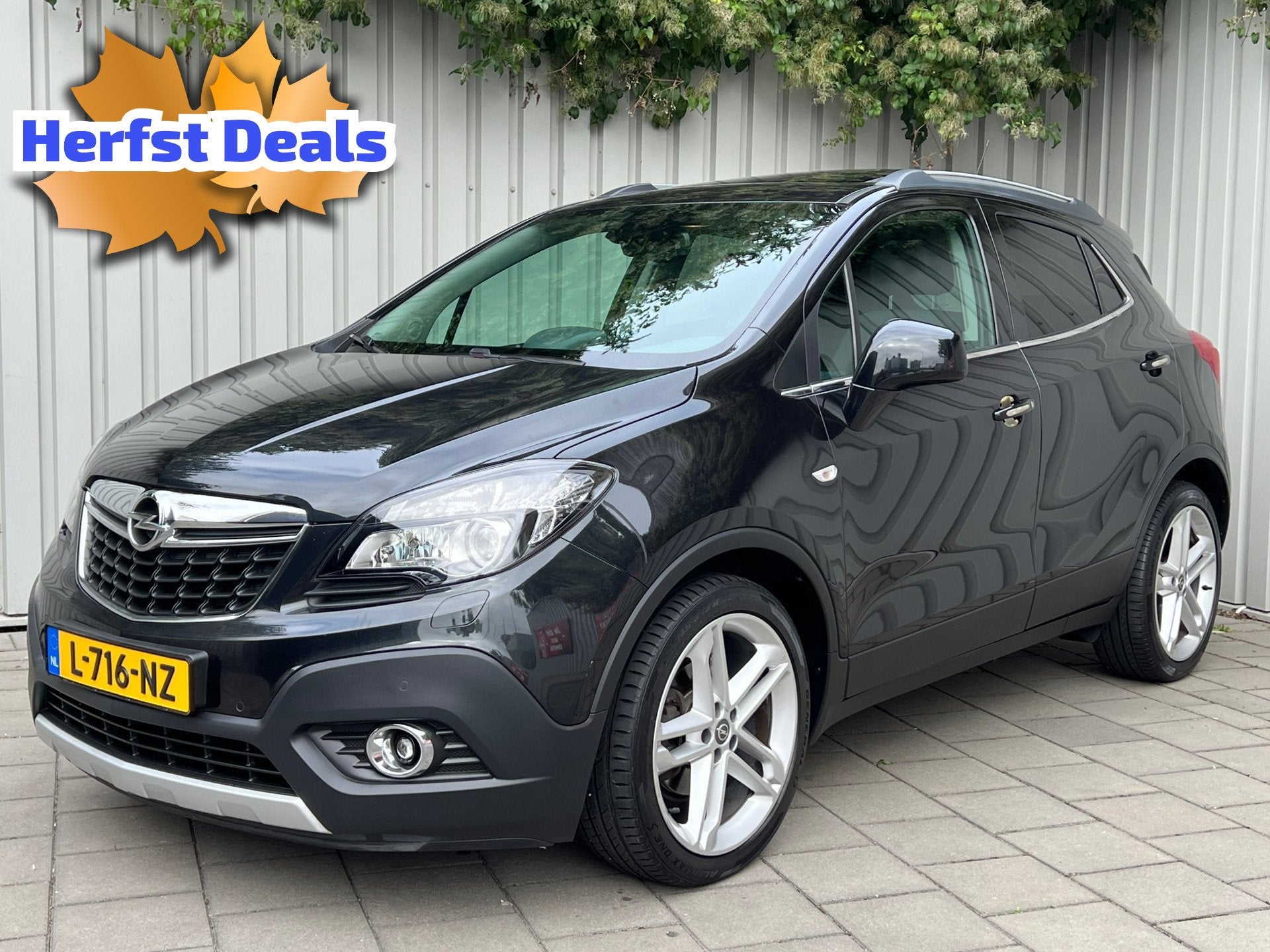 Opel Mokka 1.4 T Innovation|94000KM|Automaat|Opendak|Navigat, Auto's, Dealer onderhouden, 15 km/l, Gebruikt, Leder en Stof