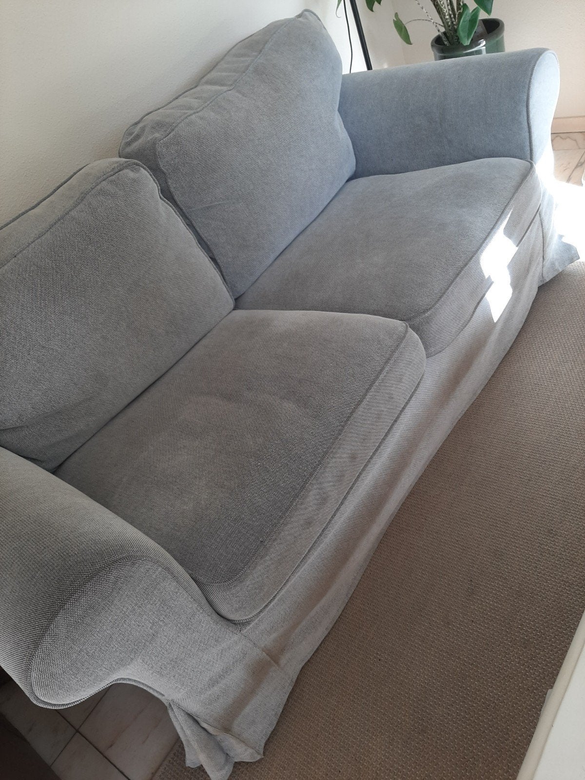 Ikea bank Ektorp, Ophalen, Tweepersoons, 75 tot 100 cm, Stof