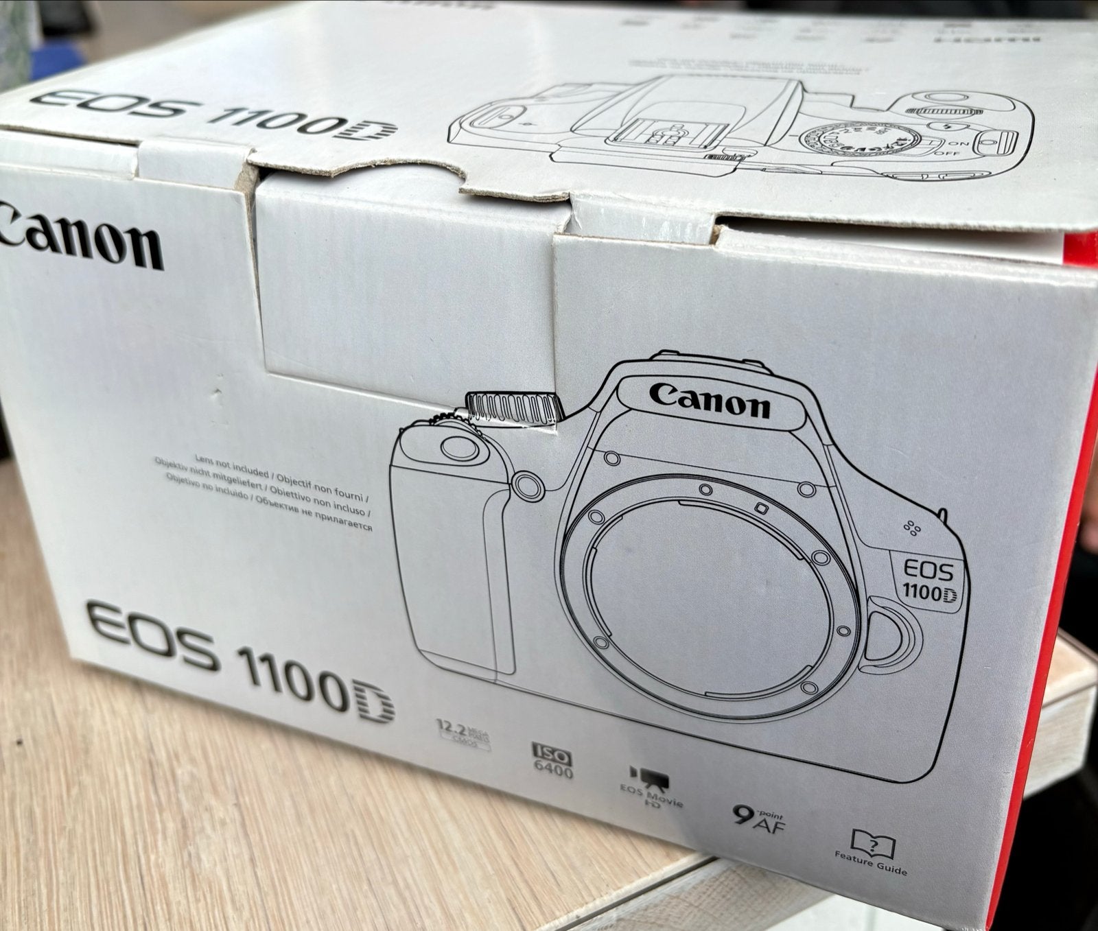 Canon EOS 1100D Spiegelreflexcamera met 18-55mm lens, Spiegelreflex, Canon, Zo goed als nieuw, 4 t/m 7 keer