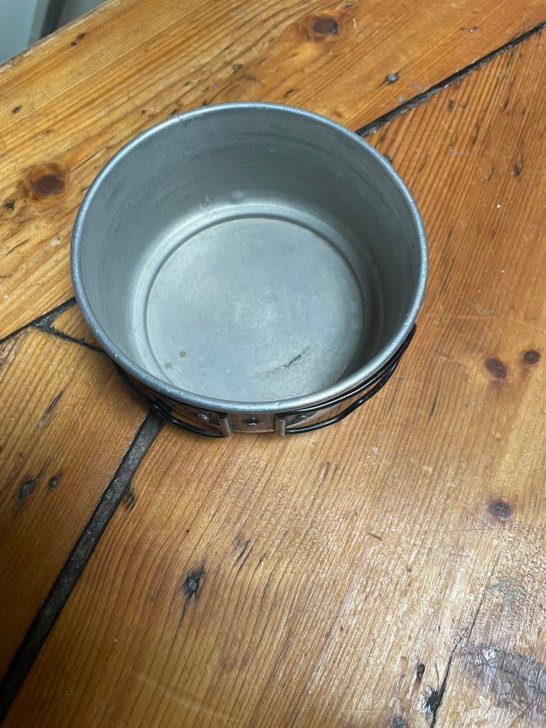 Metalen aluminium mok, landmacht jaren 50, Ophalen of Verzenden, Gebruikt