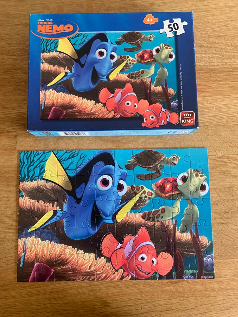 Puzzel 50 stukjes Finding Nemo, Ophalen, 10 tot 50 stukjes, 4 tot 6 jaar