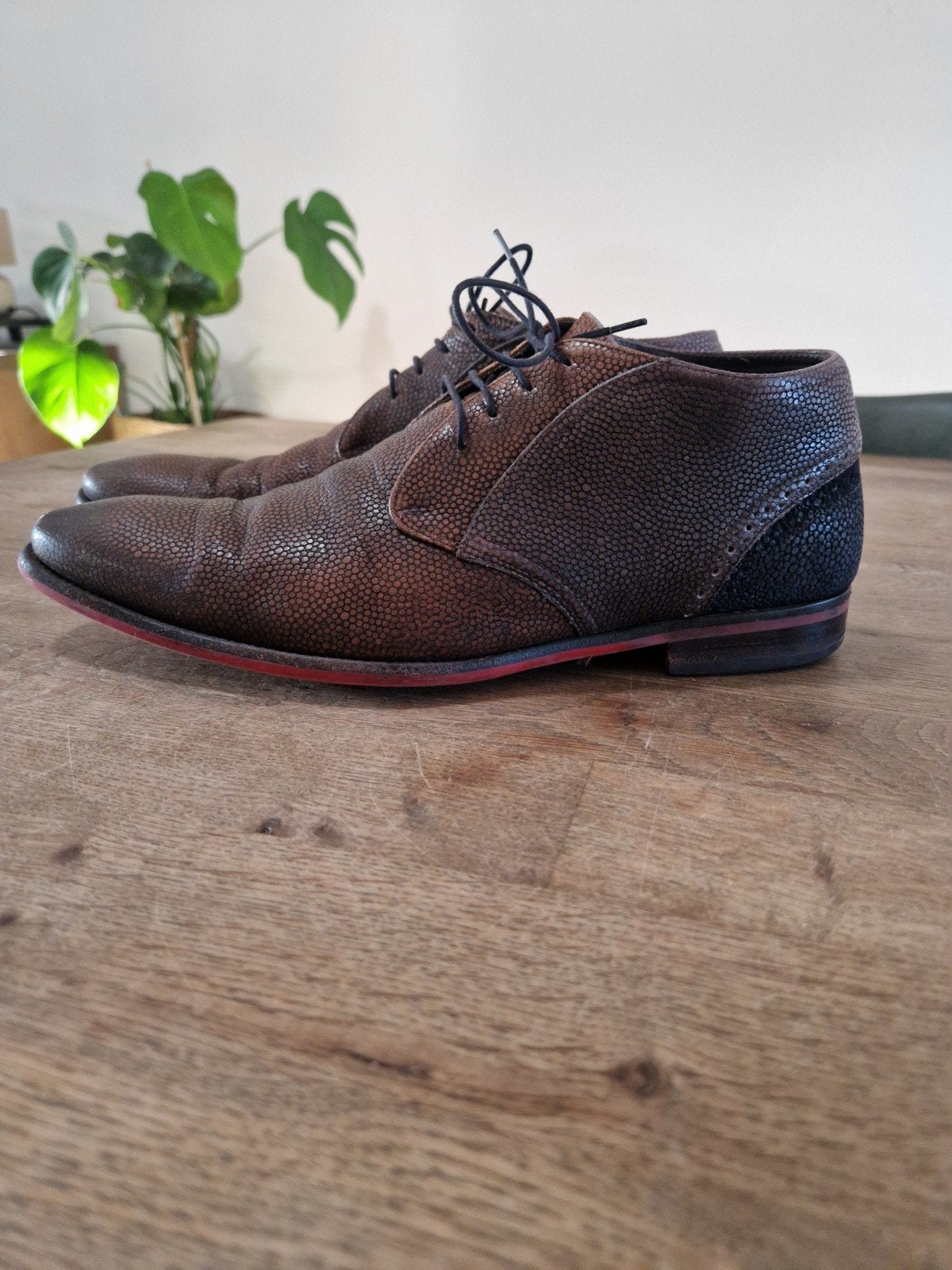 Floris van Bommel schoenen, maat 45, Bruin, Floris van Bommel, Ophalen of Verzenden, Zo goed als nieuw