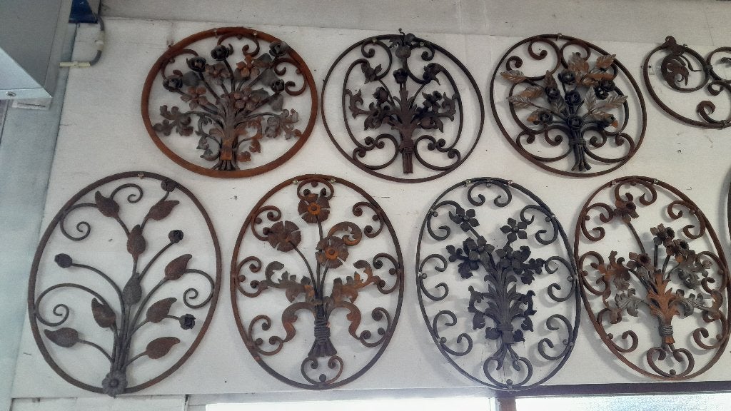 smeedijzeren bloemen ornamenten, Ophalen, Nieuw