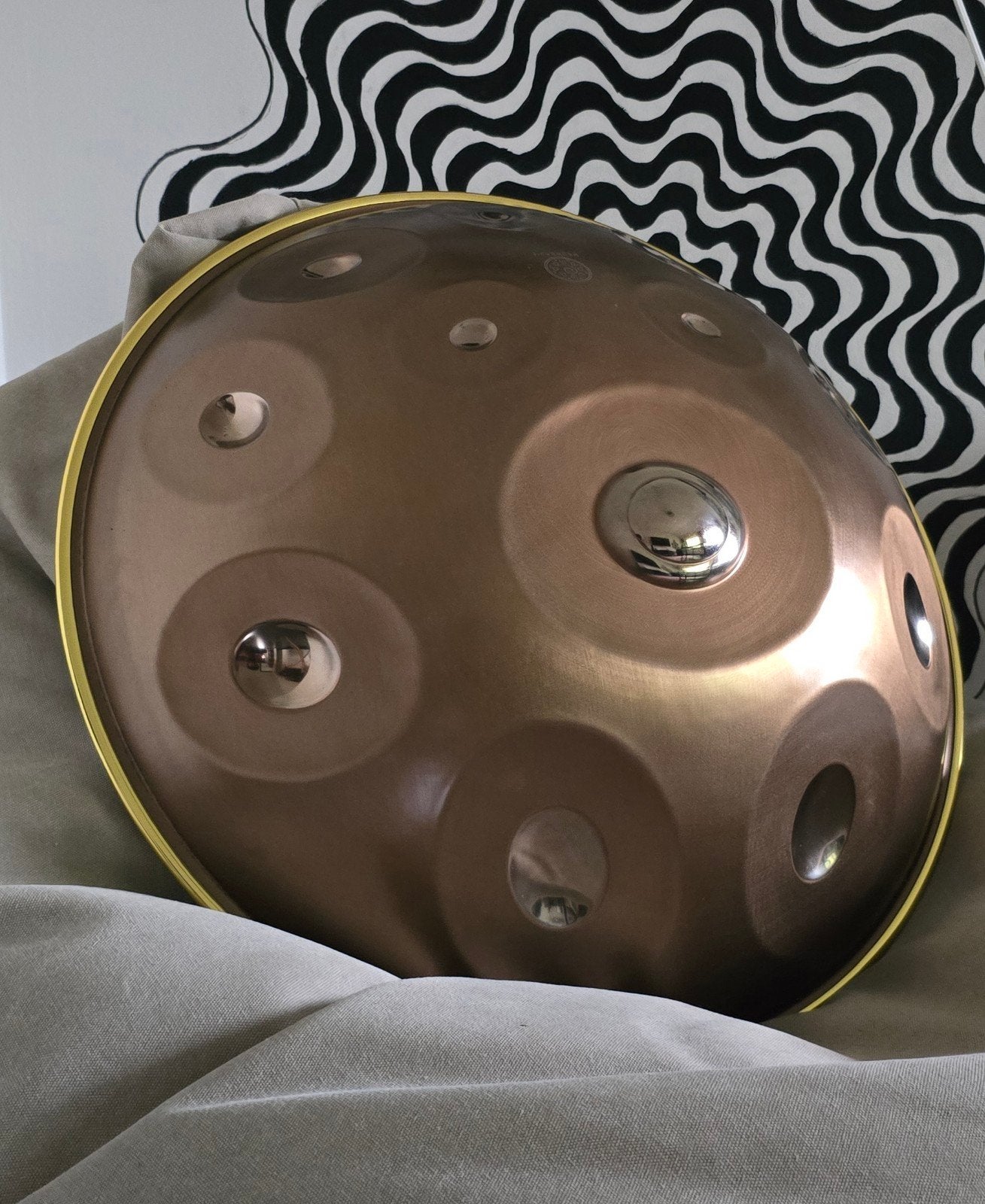 Handpan D kurd 18 note +Hardcase, Ophalen of Verzenden, Nieuw, Melodische percussie