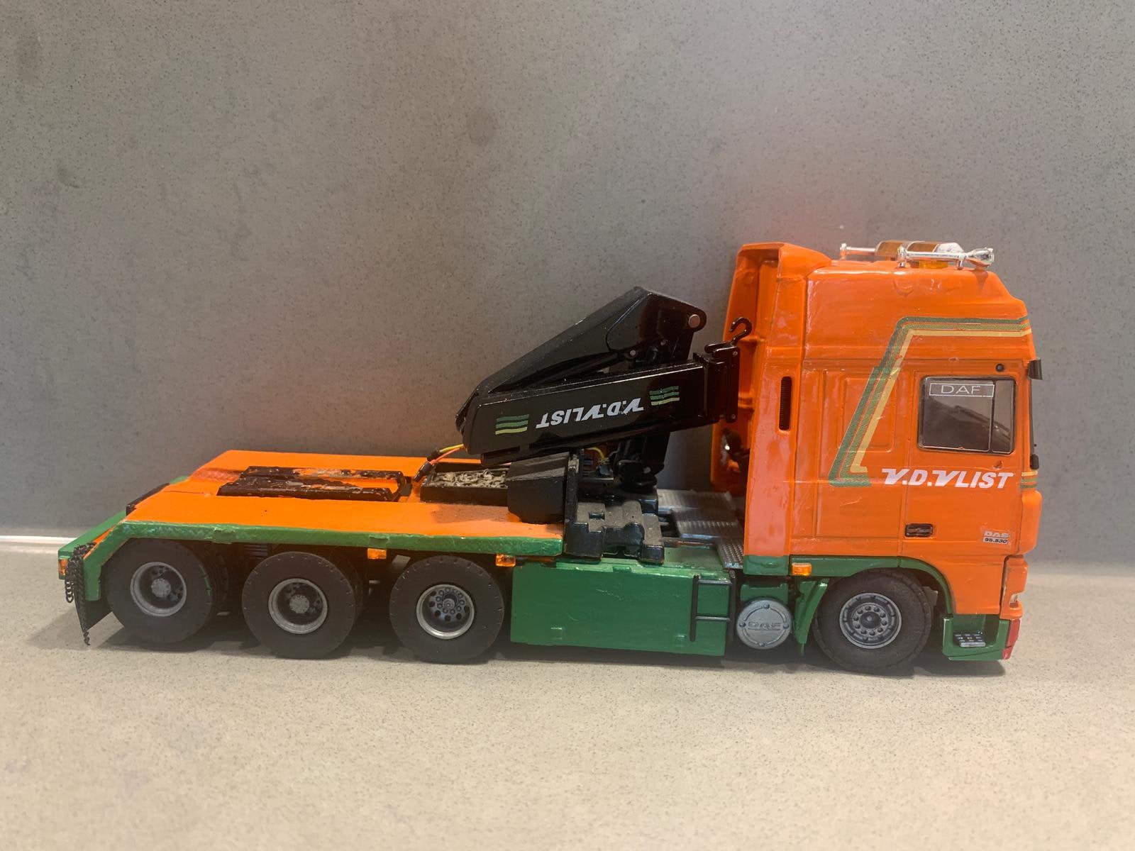 van de vlist daf XF, autolaadkraan, Hobby en Vrije tijd, Ophalen of Verzenden, Zo goed als nieuw, Bus of Vrachtwagen
