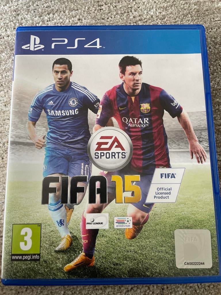FIFA 15 PS4 - Voetbalgame met Messi en Hazard, Gebruikt, 2 spelers, Eén computer, Ophalen of Verzenden
