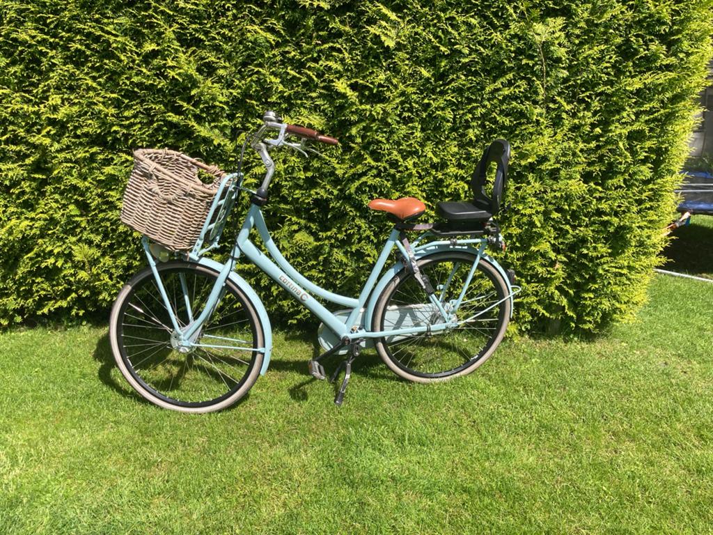Cortina fiets met mand en kinderzitje, Overige merken, Terugtraprem, Ophalen of Verzenden, 50 tot 53 cm
