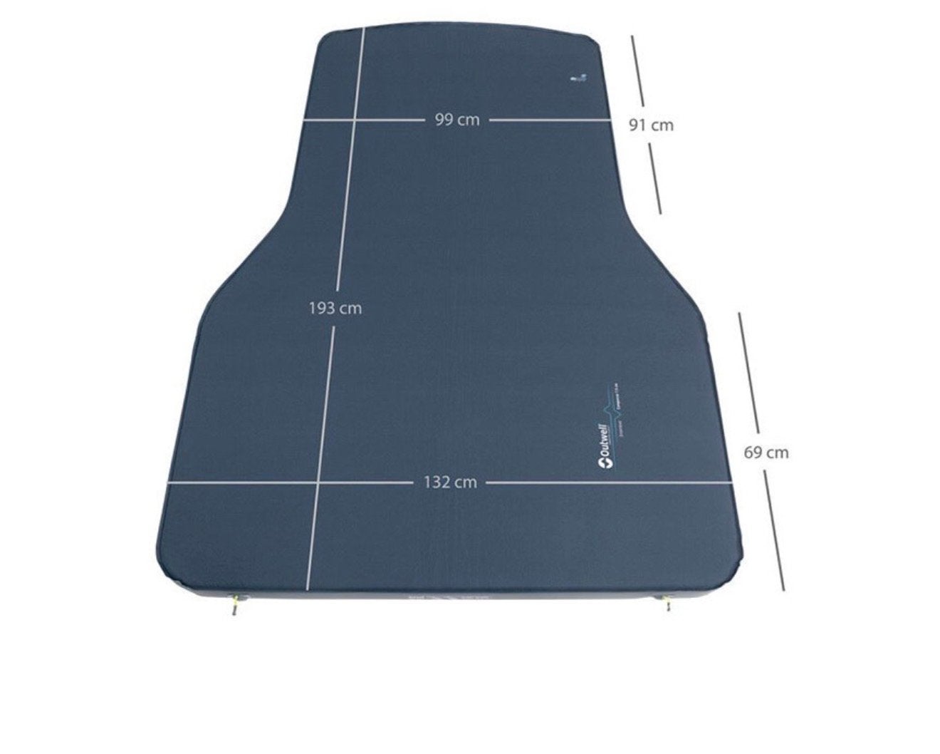 Outwell Dreamboat Campercar 7.5 cm slaapmat - 2-persoons, Ophalen of Verzenden, Zo goed als nieuw, 2-persoons