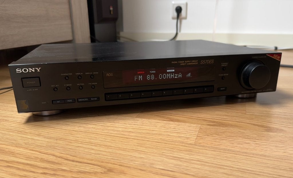 Sony ST-S570ES FM/AM tuner, Ophalen, Gebruikt, Analoog
