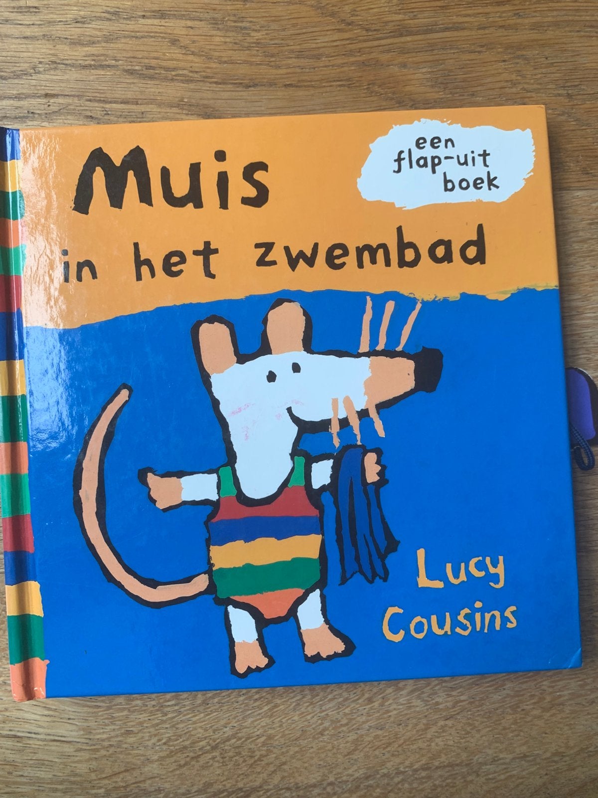 Lucy Cousins - Muis in het zwembad, Ophalen of Verzenden, Gelezen, Lucy Cousins