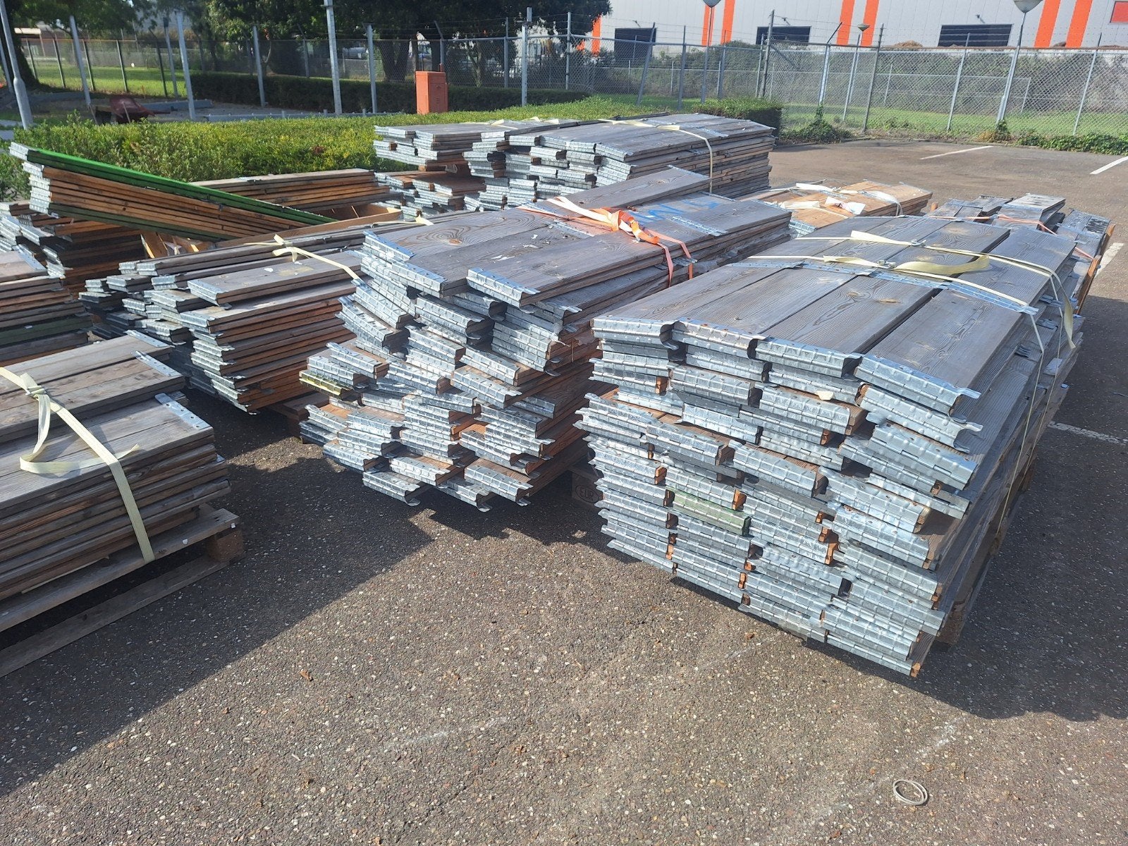 palletranden - opzetranden, Tuin en Terras, Ophalen, Minder dan 180 cm, Planken
