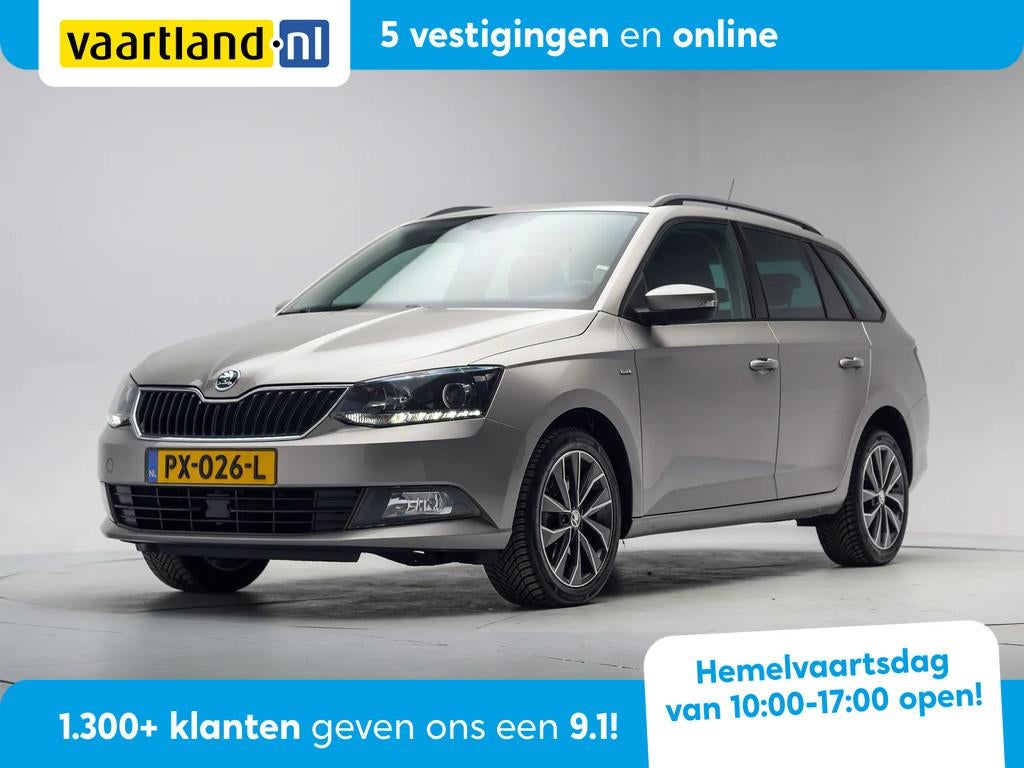 Skoda Fabia COMBI 1.0 TSI Drive Aut. [ Leder Navi Climate ], Auto's, Automaat, Gebruikt, 49 €/maand, 1100 kg