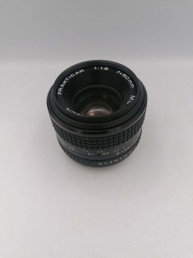Vintage lens Pentacon Prakticar 50mm 1.8 MC, Audio, Tv en Foto, Fotografie | Lenzen en Objectieven, Ophalen of Verzenden, Standaardlens